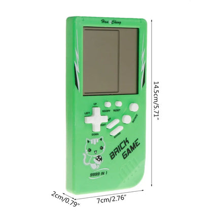 Classic Handheld Game Machine Brick Game Kids Games Machine Toy With Game Music Playback
