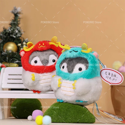 22 Styles Cute Penguin Plush Key Ring Tourist Hat Penguin Keychain For Girls Gifts Creative School Bag Keychain