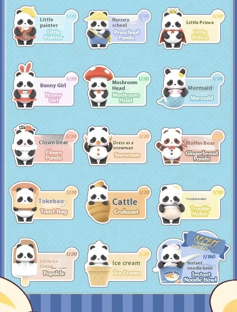 52TOYS PandaRoll Fat Baby Blind Box Mini Trendy Play Toy for Girls Cute Grain Versatile Series Birthday Desktop Gift