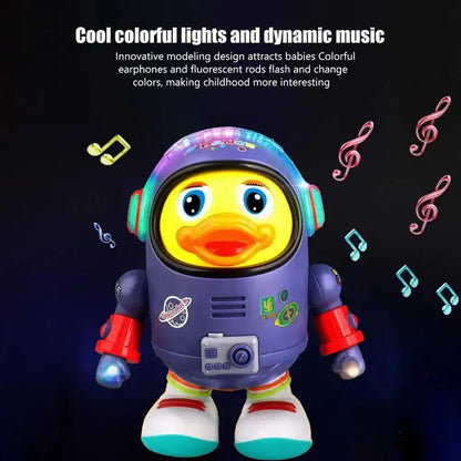 Baby Duck Toy Musical Interactive Toy Dancing Space Duck With Music Light For Boys And Girls Holiday Gifts﻿