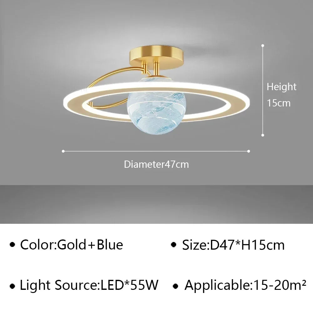 Modern LED Lovely crown star Ceiling Lamp Child Bedroom Living Restaurant Study Home Decoration Indoor Lighting Fixture Lustre