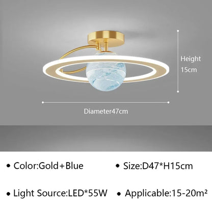 Modern LED crown star Ceiling Lamp for Child Bedroom, Living, Restaurant ,Study, Home Decoration, Indoor Lighting Fixture