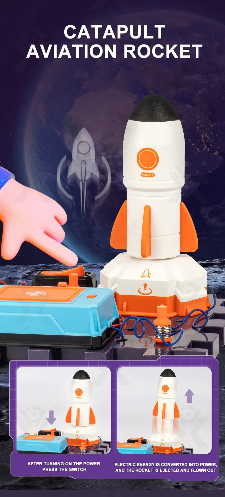 Science Toy DIY Electronic Blocks Kits Children Circuits Educational Toys Exploration Equipment Set Physical Toys for Kids