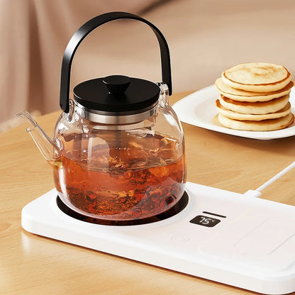 2 in 1 Coffee Mug Warmer Wireless Charger Multi-functional Cup Heating Pad 3 Gear Temperature Warmer Coaster For Milk Tea Water