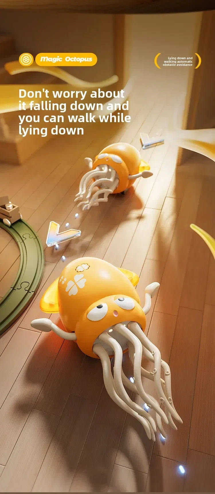 Dancing Octopus Kid Electronic Pet Toys Cartoon Interactive Development Moving Education Toddler Toy Gift Creative birthday gift