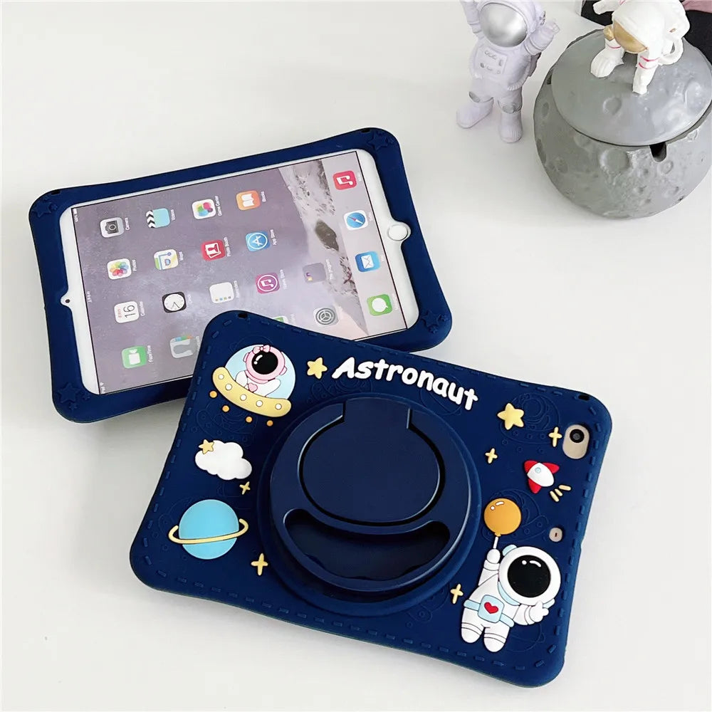 Case for Samsung Galaxy Tab A9 Plus S9 FE S8 S7 11 inch A8 10.5 A7 S6 Lite 10.4 A 10.1 8.0 T290 Kids Cartoon Tablet Stand Cover