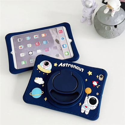 Case for Samsung Galaxy Tab A9 Plus S9 FE S8 S7 11 inch A8 10.5 A7 S6 Lite 10.4 A 10.1 8.0 T290 Kids Cartoon Tablet Stand Cover