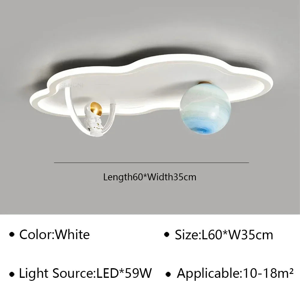LED moon Astronaut Light Fantastic Eye Care living room bedroom girl lamp  Princess light