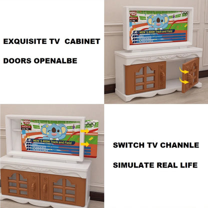 Mini supermarket shopping games dollhouse furniture accessories Intellectual education toys for kid family interaction toys