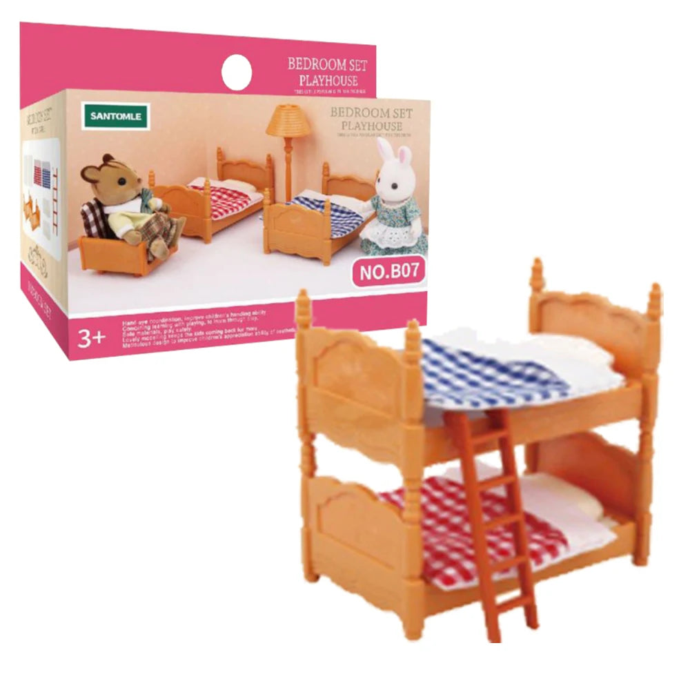 Toys Doll 1:12 Forest Family Montessori Kitchen Compatible Miniature Dollhouse Kitchen Accessories Furniture Pretend Play Gifts