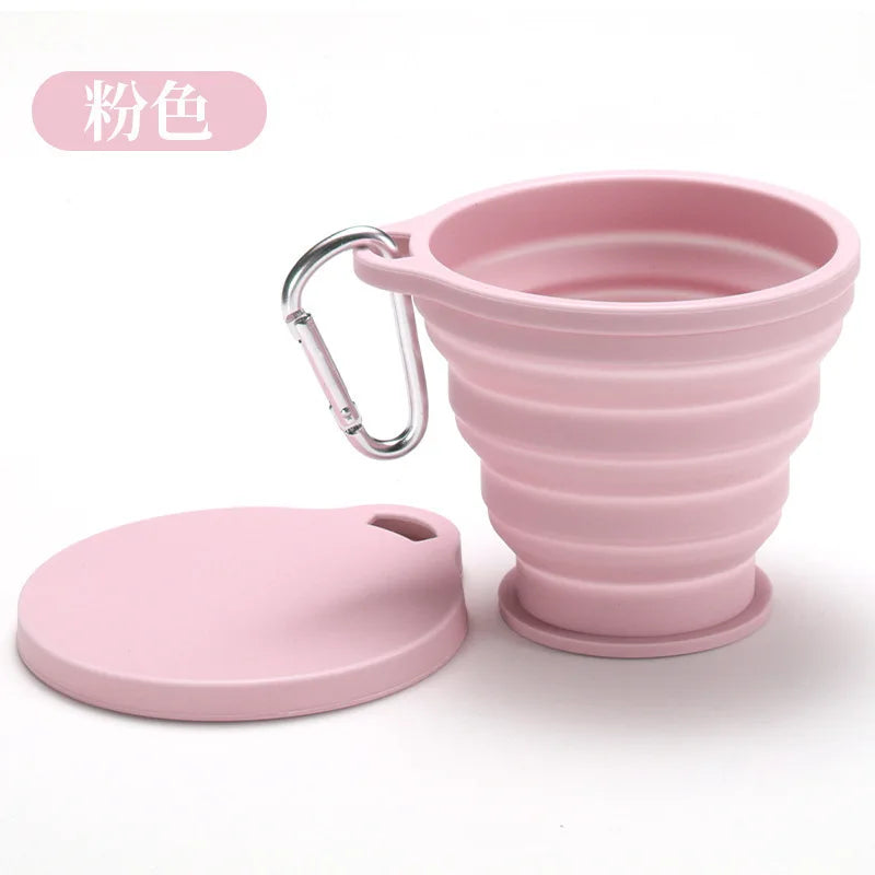 Folding Water Cup Heat-resistant Travel Portable Mouthwash Cup Hotel Toiletries Set Compressed Cup