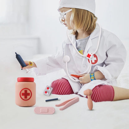 Baby Silicone Doctors Toys Pretend Playing Kids Role Play Pretend Playing Doll Accessories Learning Education Toys Babies Gifts