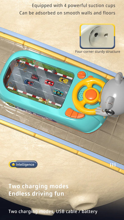 Toddler Racing Car Steering Wheel Toys Musical Electronic Adventure Game Simulated Driving Interactive Toy Gift for Kids Baby