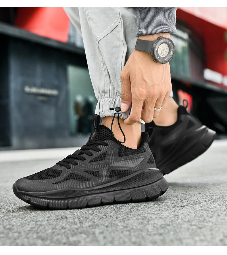 Men Shoes 2026 Casual Walk Air Cushion Marathon Breathable Lightweight Women's Comfortable Athletic Nonskid Sneakers