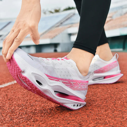 Sports Shoes for Men&Women Running Sneakers,Carbon Plate,Male Marathon Racing,Breathable Lightweight,Athletics Training Shoes