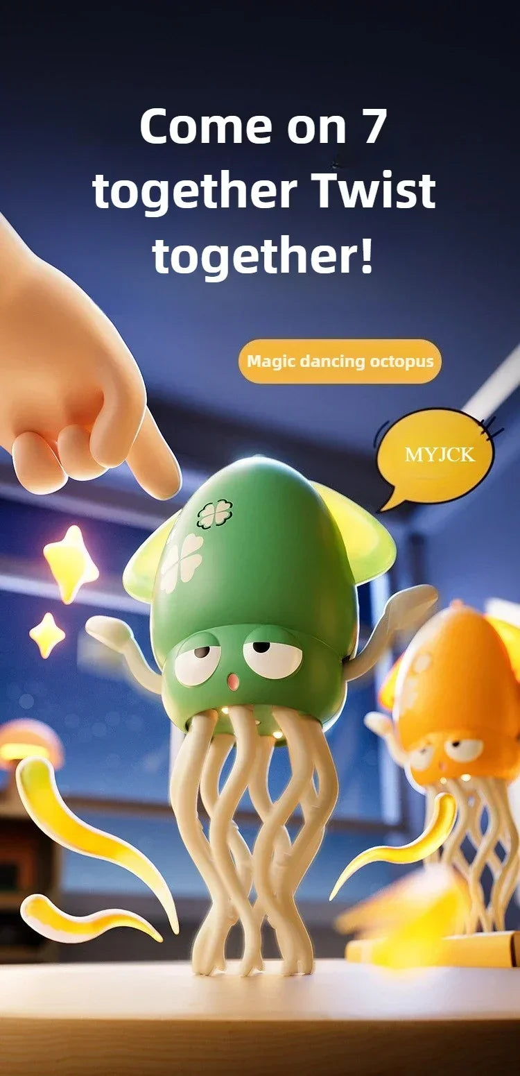Dancing Octopus Kid Electronic Pet Toys Cartoon Interactive Development Moving Education Toddler Toy Gift Creative birthday gift
