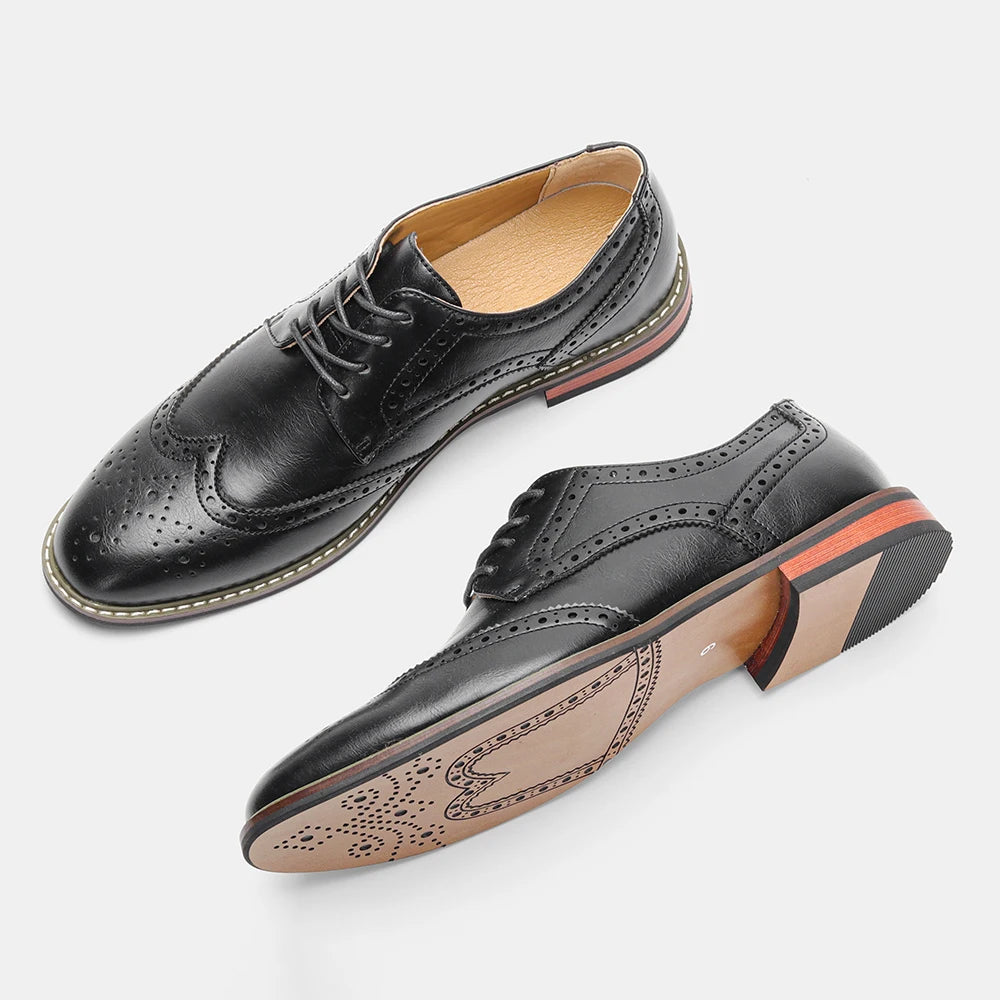 Mens Dress Shoes Stylish Gentleman'S Comfortable Business Wedding Shoes