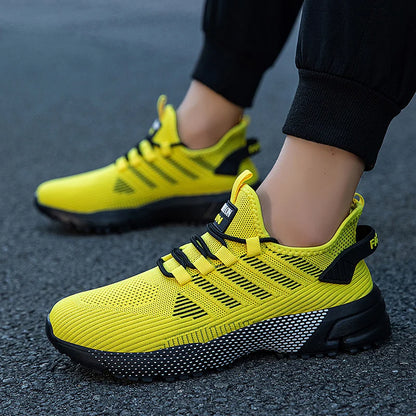 Men's Sneakers Running Shoes for Men Lightweight High Quality Mens Shoes Casual Sneaker Lace-Up Summer Sports Tennis Shoe