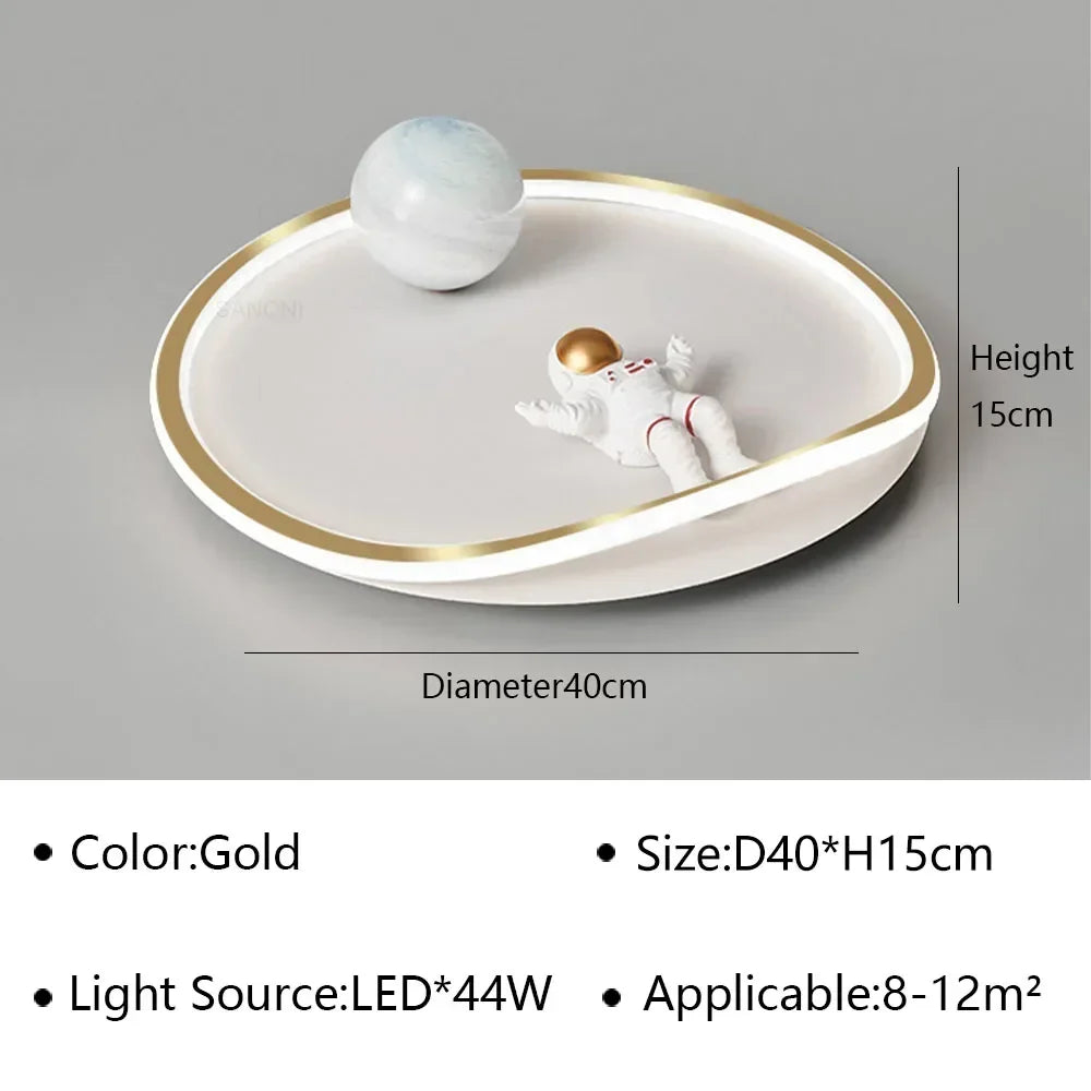 LED moon Astronaut Light Fantastic Eye Care living room bedroom girl lamp  Princess light