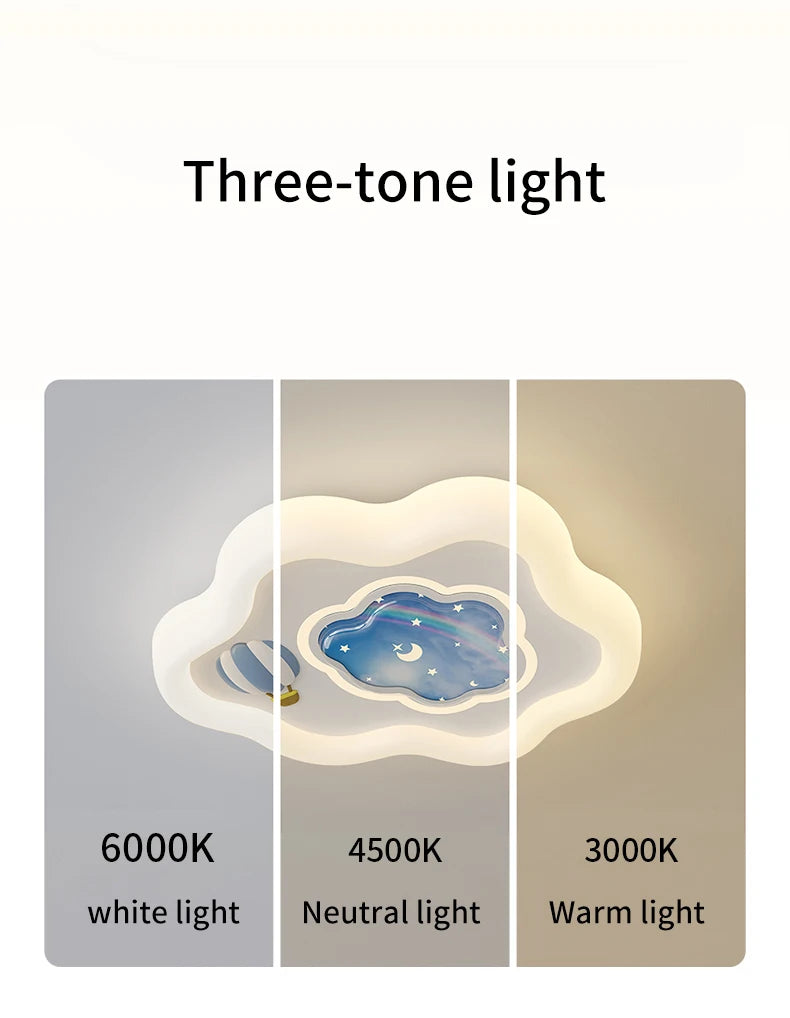 New DesignCloud Ceiling Light Led Chandelier for Children Bedroom Living Room Dining Room Learning Creative Decorative Lighting