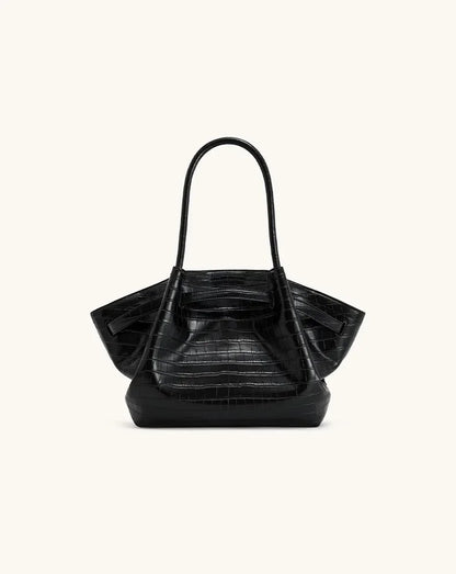 Women's Dumpling Bag Large Capacity Tote Bag Casual Shoulder Handbag 2026 New Fashion Solid Color Top-handle Bag for Work Travel
