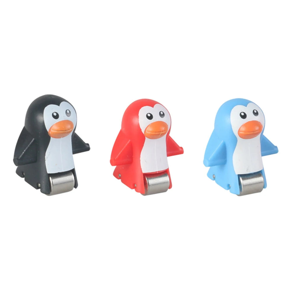 Kids Electric Climbing Stairs Toy DIY Small Penguin Dinosaur Rail Racing Track Music Roller Coaster Duck Toy For Baby Kids Gift