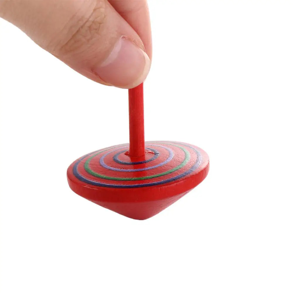 Game Spinning Top DIY Gyroscope Toys Desktop Spinning Top Wooden Rotate Gyro Wooden Gyro Toys Woode Spinning Top Toy