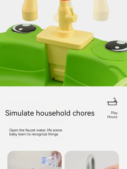 √Choice Play House Toys Pretend Play Children's Kitchen Wash Basin Sink Kids Kitchen Set Toy For Boys Girls Kids Gifts