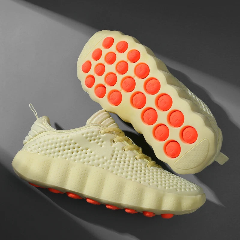 Brand Men Casual Shoes Thick Sole Fashion Sneakers Summer Breathable Male Walking Shoes  Mens Shoes