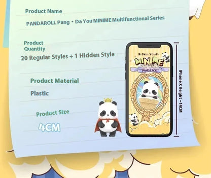 52TOYS PandaRoll Fat Baby Blind Box Mini Trendy Play Toy for Girls Cute Grain Versatile Series Birthday Desktop Gift