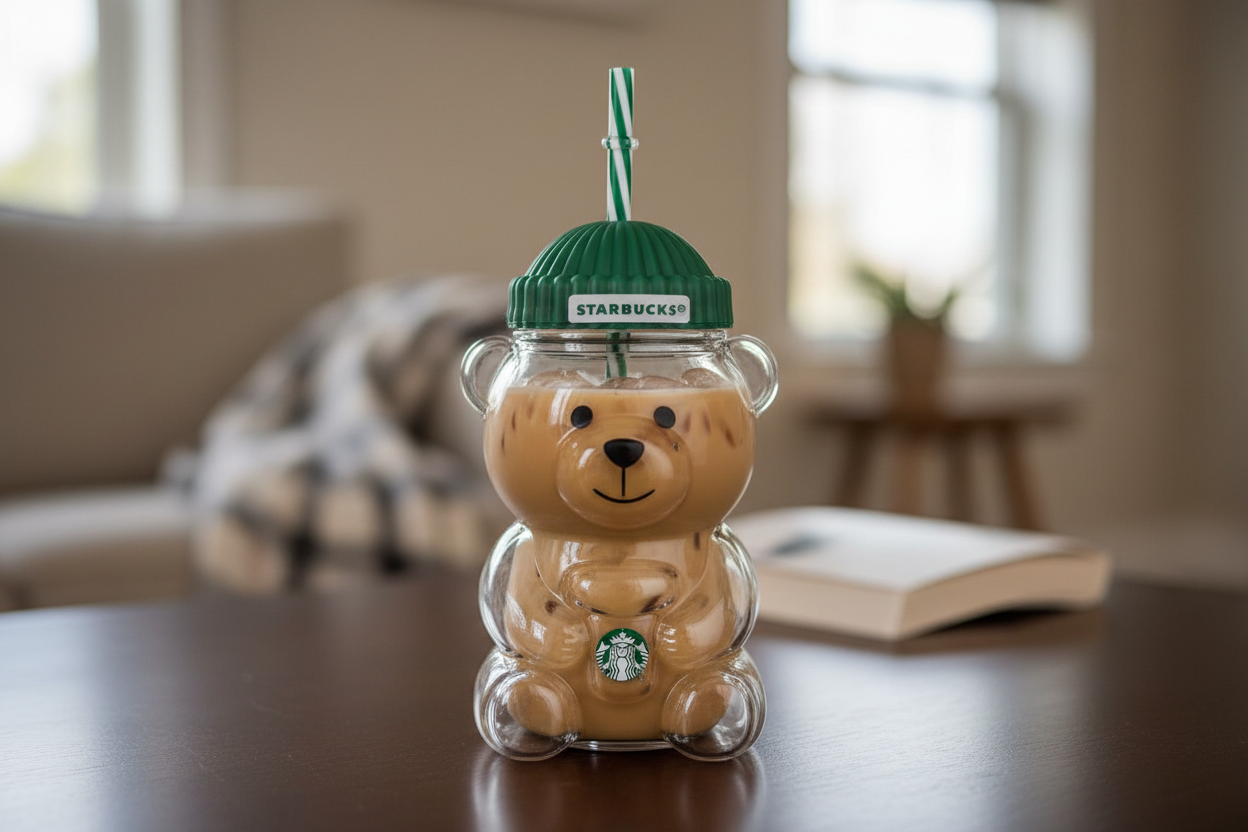 Bearista Bear Cup with Drink